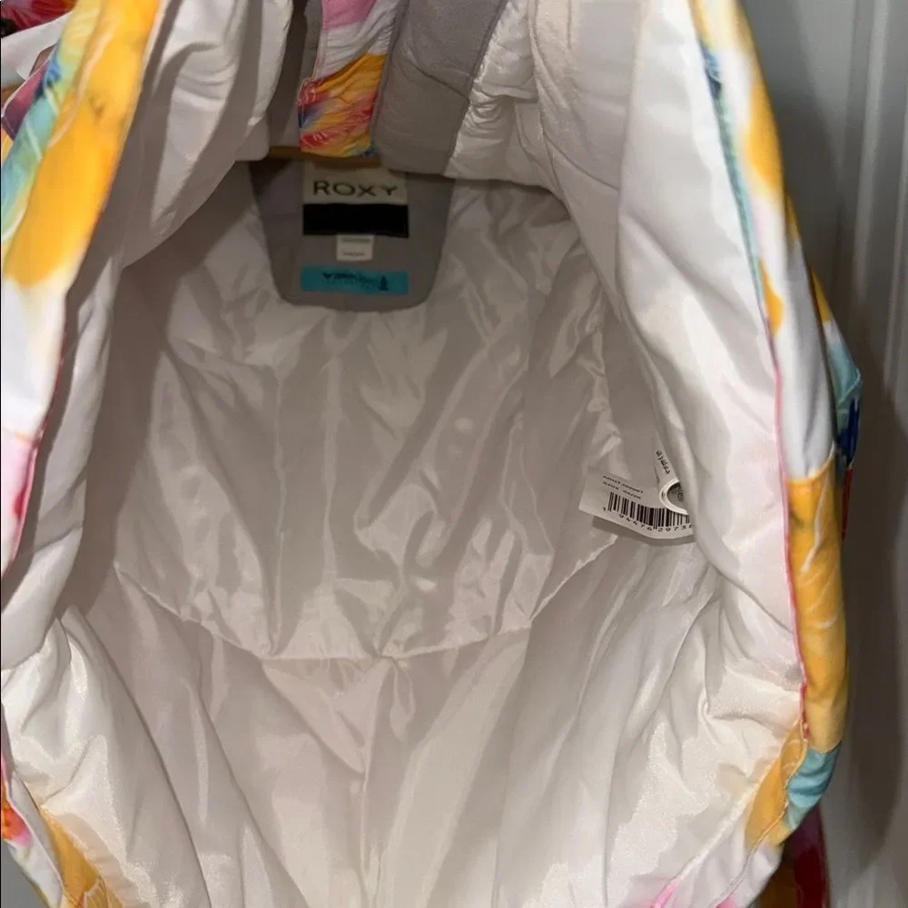 Roxy Kids Colorful Floral Puffer Jacket 10(M) LIKE NEW(zipper stuck)